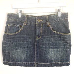 C & V Jeans Mighty Mini Skirt Size 28